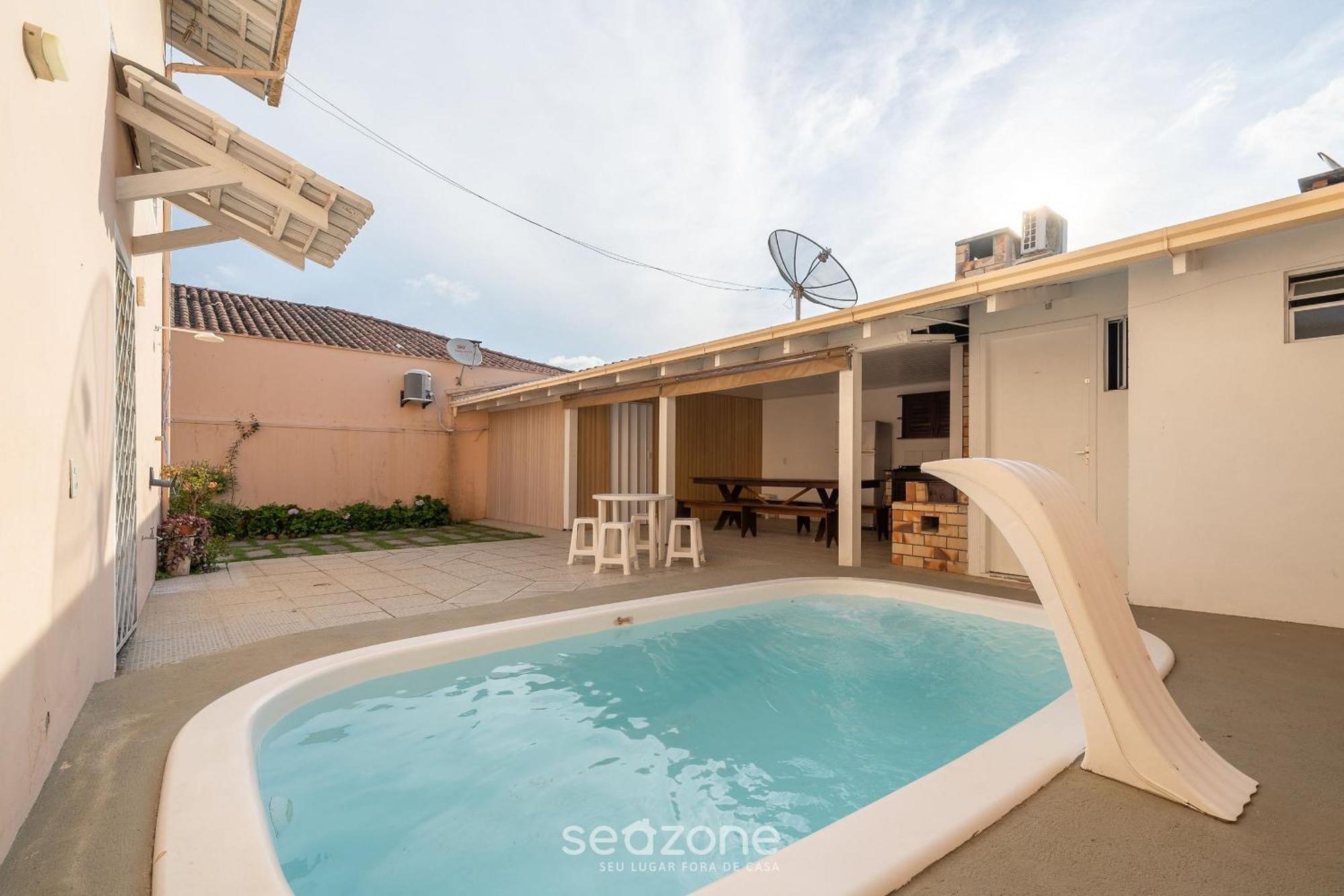 Villa Bela Casa Com Piscina No Centro De Penha/Sc Bsl190 Penha  Exterior foto